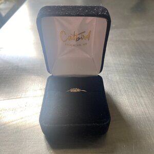 Catbird Sleeping Beauty (Slumberous Light) Ring in Yellow Gold